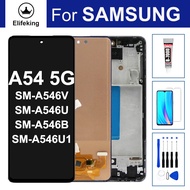 จอแอลซีดีสำหรับซัมซุง A54 5G A546U SM-A546V A546 A546U1 A546B A546E A5460 A546M แสดงผลหน้าจอสัมผัสเค