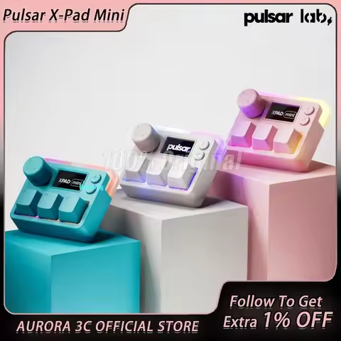 Pulsar Lab X-Pad Mini Keypad Wired Magnetic Switch Mini Keyboard 8k with Macro Programming Keyboard 
