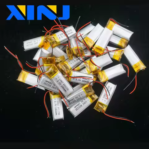 10pcs 3.7V 180 mAh Polymer Li Lithium Lipo Battery 601230 For Mp3 Headphones Bluetooth Speaker Smart