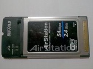 PCMCIA 介面無線網路卡 - Buffalo AirStation 54Mbps Wireless Card (WLI-CB-G54A)