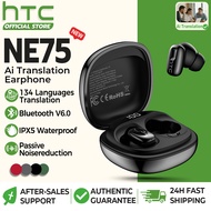 HTC NE75 AI Smart Real-Time Translation Bluetooth Earphone Noise Canceling Earbud Wireless Earphone 