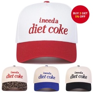 Unisex Ineed A Diet Coke Embroidery Adjustable Golf Baseball Hat Five Sided Sun Caps Spring Autumn O