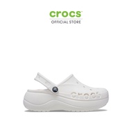 CROCS รองเท้าลำลองผู้หญิง BAYA PLATFORM CLOG รุ่น 208186100 - WHITE