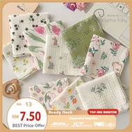 TOP SELLING MALAYSIA Baby Drool Bibs / Baby Washcloths, 100% Cotton Gauze Towel sayang baby shop