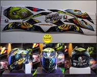 Tem BMW dán mũ bảo hiểm fullface