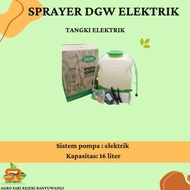 TANGKI SPRAYER DGW ELEKTRIK 16 LITER