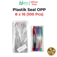 OPP Plastic Seal 8x16 (100 sheets) Clear 8 x 16 Glue Adhesive Buffet Spoon Invitation Tissue
