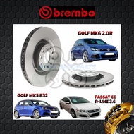BREMBO Front Brake Discs (2pcs) - Volkswagen Golf MK5 R32, Golf MK6 2.0R 4 Motion, Passat cc R -LINE