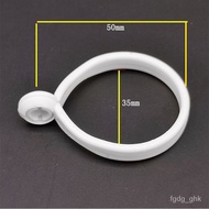 Get gifts/Q💕Curtain Ring Roman Rod Open End Ring Split Ring Hanging Buckle Hanging Ring Hook Shower 