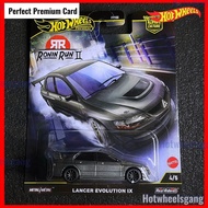 Hot Wheels Mitsubishi Lancer Evolution IX Dark Grey Hotwheels Premium Car Culture Series 2025 Ronin 