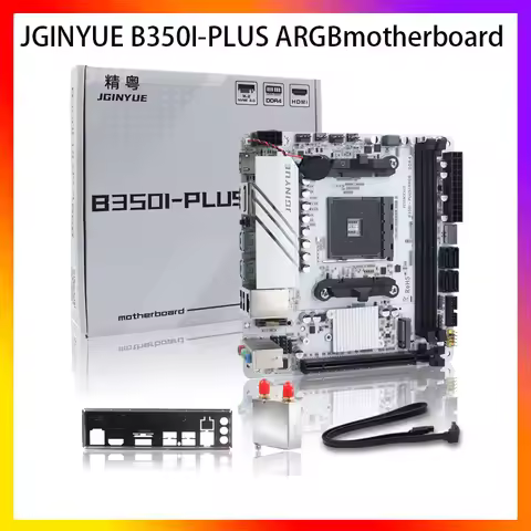B350i PLUS ARGB Motherboard AMD AM4 ITX Motherboard Supports Ryzen R3 R5 R7 R9 1/2/3/4/5 Series CPU 