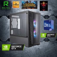 PC Intel Core i3/i5 + NVIDIA GeForce GTX 1660/1650/1050ti for Gaming, Office, Home, Student DOTA 2 P