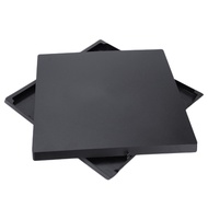 ฝาครอบหน้าปัดพลาสติกป้องกันสีดำเปลี่ยนฝาครอบด้านบนด้านล่างสำหรับ PS4 1000/1100/PS41200/PS4 SLIM/PS4