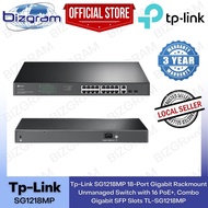 Tp-Link SG1218MP 18-Port Gigabit Rackmount Unmanaged Switch with 16 PoE+, Combo Gigabit SFP Slots TL-SG1218MP(3-Yr SG Wy
