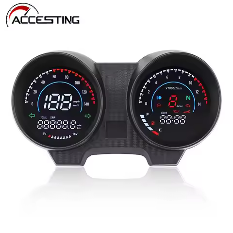 Motorcycle Digital Dashboard RPM Meter Upgrade Speedometer For Honda CG150 Fan150 2010 2012