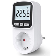 Electricity Meter for Socket, Power Meter Socket, 8 Modes Power Meter Socket, Energy Cost Meter, Bac