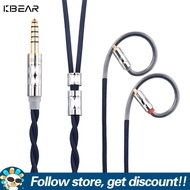 KBEAR สายหูฟังอัปเกรด ST5 2.5/3.5/4.4Mm การออกแบบโครงสร้าง Litz 4N เงินบริสุทธิ์ + 4N OFC ลวดหนาผสมส