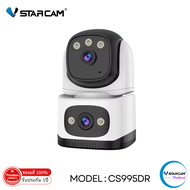 Vstarcam CS995DR (เลนส์คู่) ความละเอียด 2MP กล้องวงจรปิดไร้สาย Indoor มีระบบ AI+ สัญญาณเตือน By.SHOP