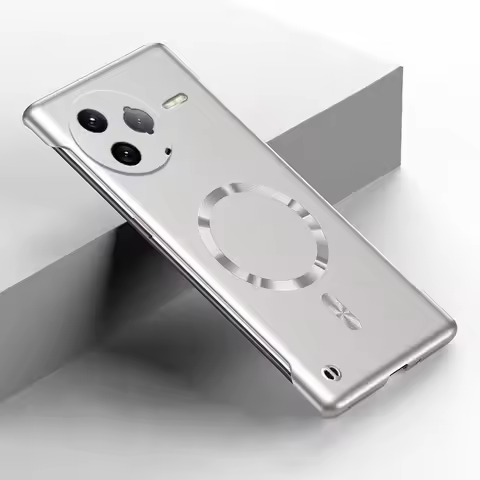 Ultra Thin Metallic Frameless Magnetic Phone Case For Magsafe Xiaomi POCO X8 X7 X6 F8 F7 Ultra F3 F5