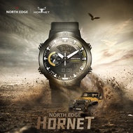 North Edge Original Digital Men Watch Sports Luminous Waterproof Dual Time Clock Stopwatch Watch