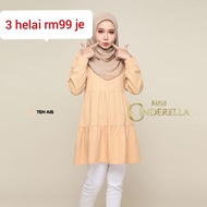 Baju cantik Blaus Cinderella Blouse muslimah whuduk friendly nursing friendly