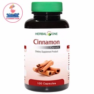 Herbal One Cinnamon อ้วยอันโอสถ อบเชยเทศ ขนาด 100 แคปซูล ผลิตภัณฑ์เสริมอาหาร
