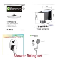 sorento shower set shower fitting for two way hand and rain shower
