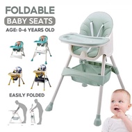 Foldable Baby Chair Baby Dining Chair Multi-functional  Baby Safety High Chair Baby Feeding Dining Table Chair