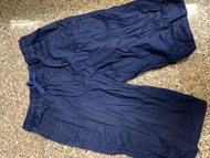 Bossini 深藍休閒短褲（尺寸為160/66
