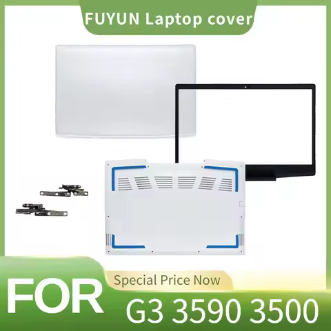 New Laptop Shell For Dell 15 G3 3590 3500 LCD Back Cover Front Bezel Hinges Palmrest Bottom Case