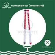 Golf Ball Picker Tube Plastik Alat Tabung Pemungut Bola Golf Pengambil Bola