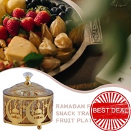 2025 New Plastic Ramadan Festival Snack Tray Ornament Plate Fruit Q4z7