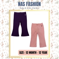 NAYRA BABY Bootcut Girl Baby and kids 6-12 month - 12 year purple and pink