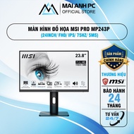 MSI Pro MP243P Graphics Monitor (24INCH/ FHD/ IPS/ 75HZ/ 5MS) can rotate vertically