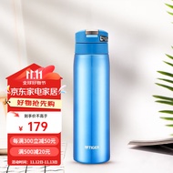 虎牌（TIGER） 保温杯男女杯子茶杯水杯不锈钢双层真空车载杯 MCX-A501 500ml 天空蓝AKT