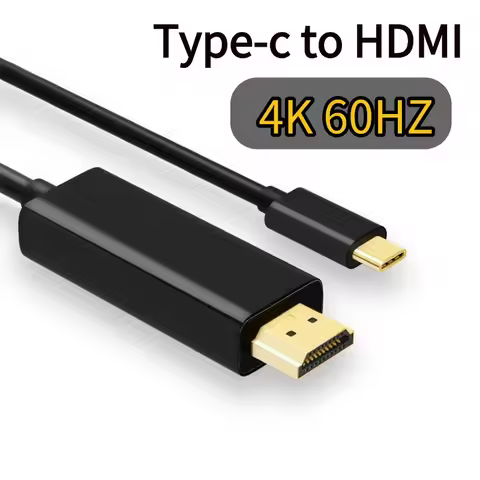 USB C to HDMI-Compatible Cable 4K Type C to HDMI Adapter Cable Thunderbolt 3 to HDMI Converter for S