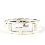 成色極佳☆GUCCI AG925 GG手鐲飾品 銀色 義大利製 重量41.8克 男女皆宜