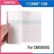 CONTEC 5PCS 112mm(W)*15m(L) print paper Printing Paper for CONTEC CMS800G fetal monitor