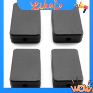 [Promote M]Electrical Junction Box 4PCS Electric Plastic Black Waterproof Project Junction Case 2.16