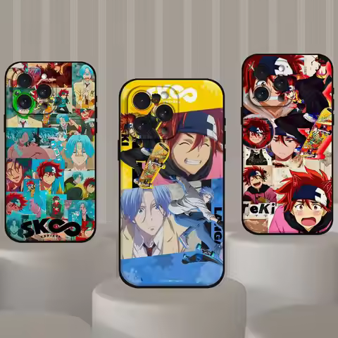 Anime S-SK8 The Infinity Phone Case For IPhone 17 Pro 15 13 14 16 11 12 Pro Max 7 8 Plus XR XS X SE 
