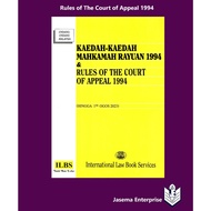 Kaedah-Kaedah Mahkamah Rayuan 1994 & Rules of the Court of Appeal 1994 (Hingga 1hb Ogos 2023)