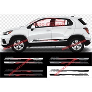 Chevrolet Trax car sticker Trax car listcutting stiker