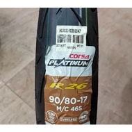 CORSA R26 TYRE CORSA PLATINIYM TUBELESS R26 TAYAR BARU (TAHUN 2023)