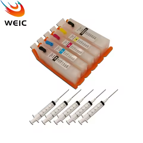 5PC PGI150 CLI151 Refill Ink Cartridge for Canon iP7210 MG5410 MG6310 MX721 MX921 MG7110 MG5510 iP87