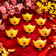 - Decorative Hard Plastic Gold Bar CNY – Lucky Fortune – Decor Apricot Branches, Kumquat Branches De