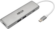 Tripp Lite USB C Docking Station w/USB-A Hub, HDMI, Micro SD, PD Charging 4k @ 30Hz Thunderbolt 3 Si