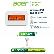 Acerpure Chef KV1 KV544-50W Steam toaster oven (10L capcity/100-230C/9 cooking mode/White/30s-30min 