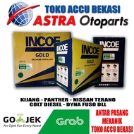 INCOE GOLD NS70 Aki Mobil KIJANG PANTHER NISSAN TERANO COLT DYNA FUSO