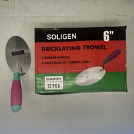 SOLIGEN Cetok Bulat Gg Karet 6 7 8 inch Sendok Semen