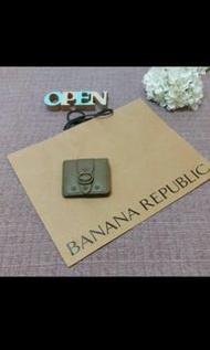 古董包 美國帶回 Banana Republic 復古 100％真皮 皮夾 vintage 復古皮夾 短夾